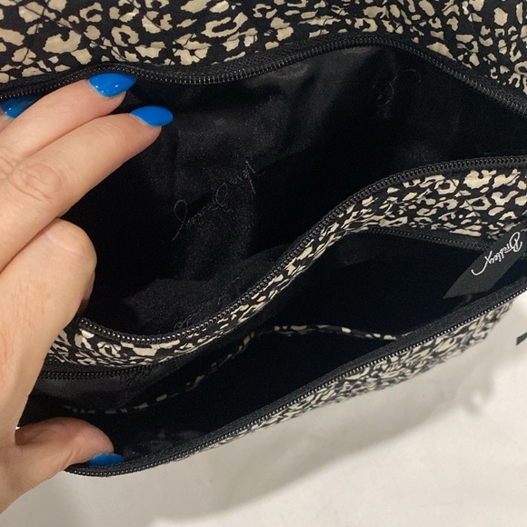 Vera Bradley Retired Camocat Print Hipster Crossbody / Shoulder Handbag - Picture 13 of 16